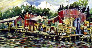 Sunday At Johnny Olsen's Wharf